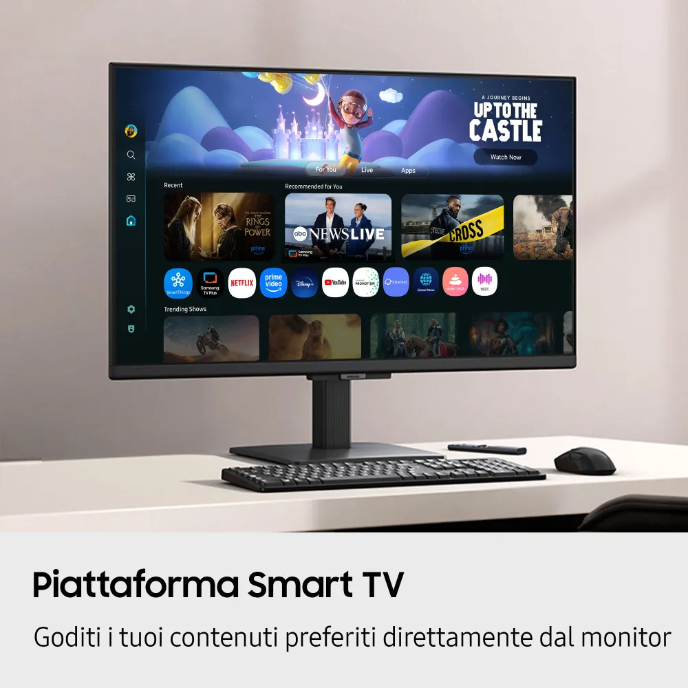 Samsung Smart Monitor M5 (M50F) 27" Full HD 60Hz IPS Speaker Hub USB