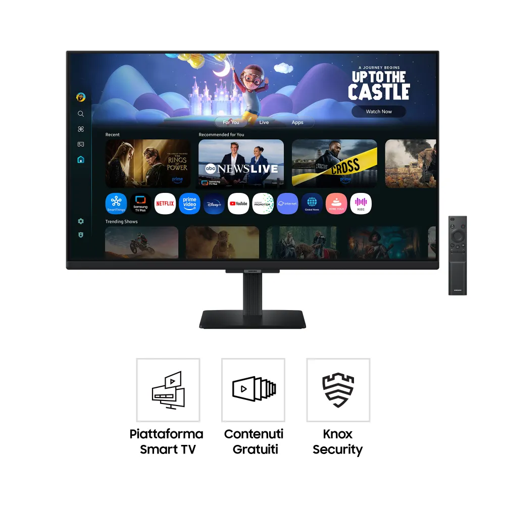 Samsung Smart Monitor M5 (M50F) 32" Full HD 60Hz VA Speaker Hub USB