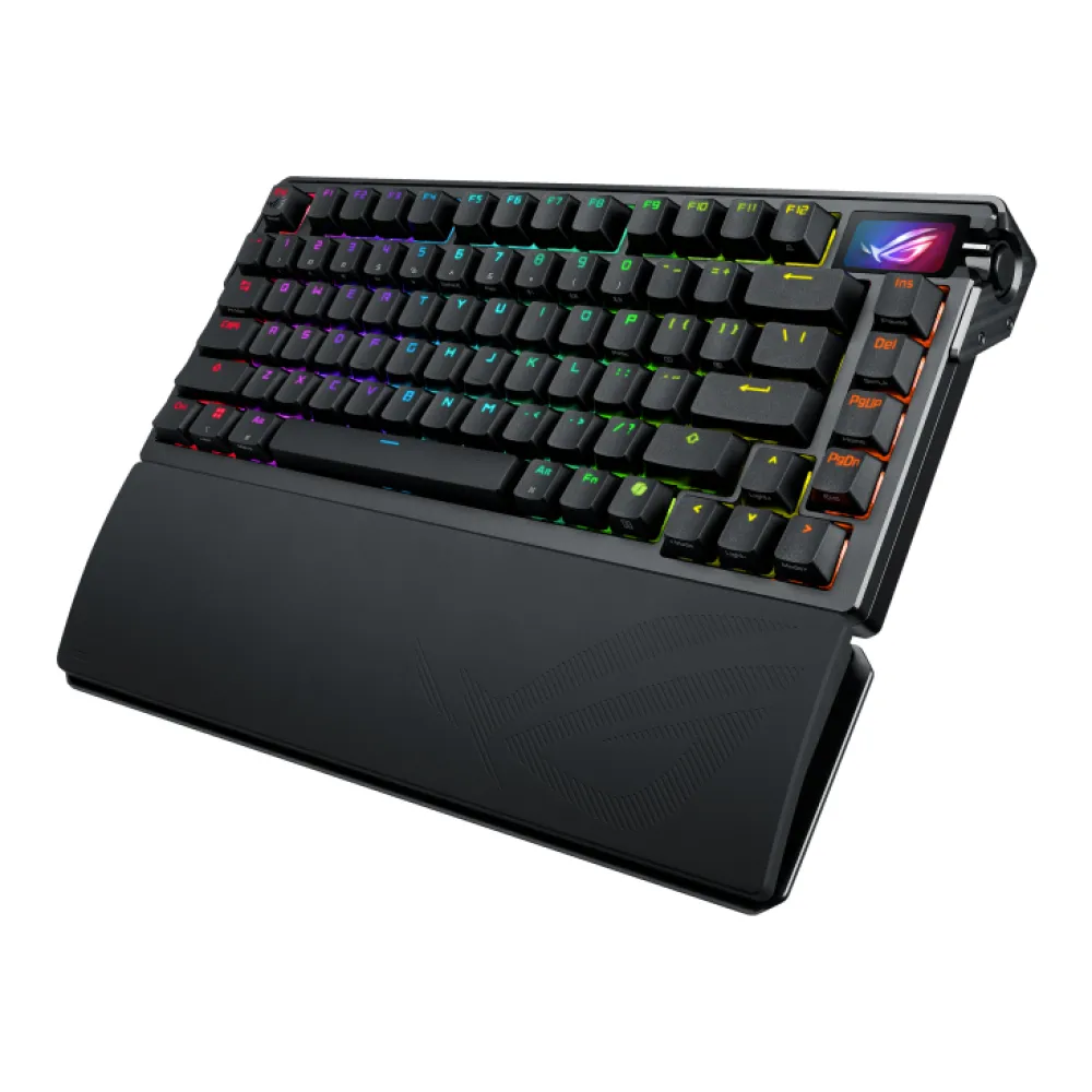 Asus ROG Azoth Extreme - Tastiera Meccanica Wireless Layout US, Switch ROG NX Storm, PBT Keycaps, Top di Gamma