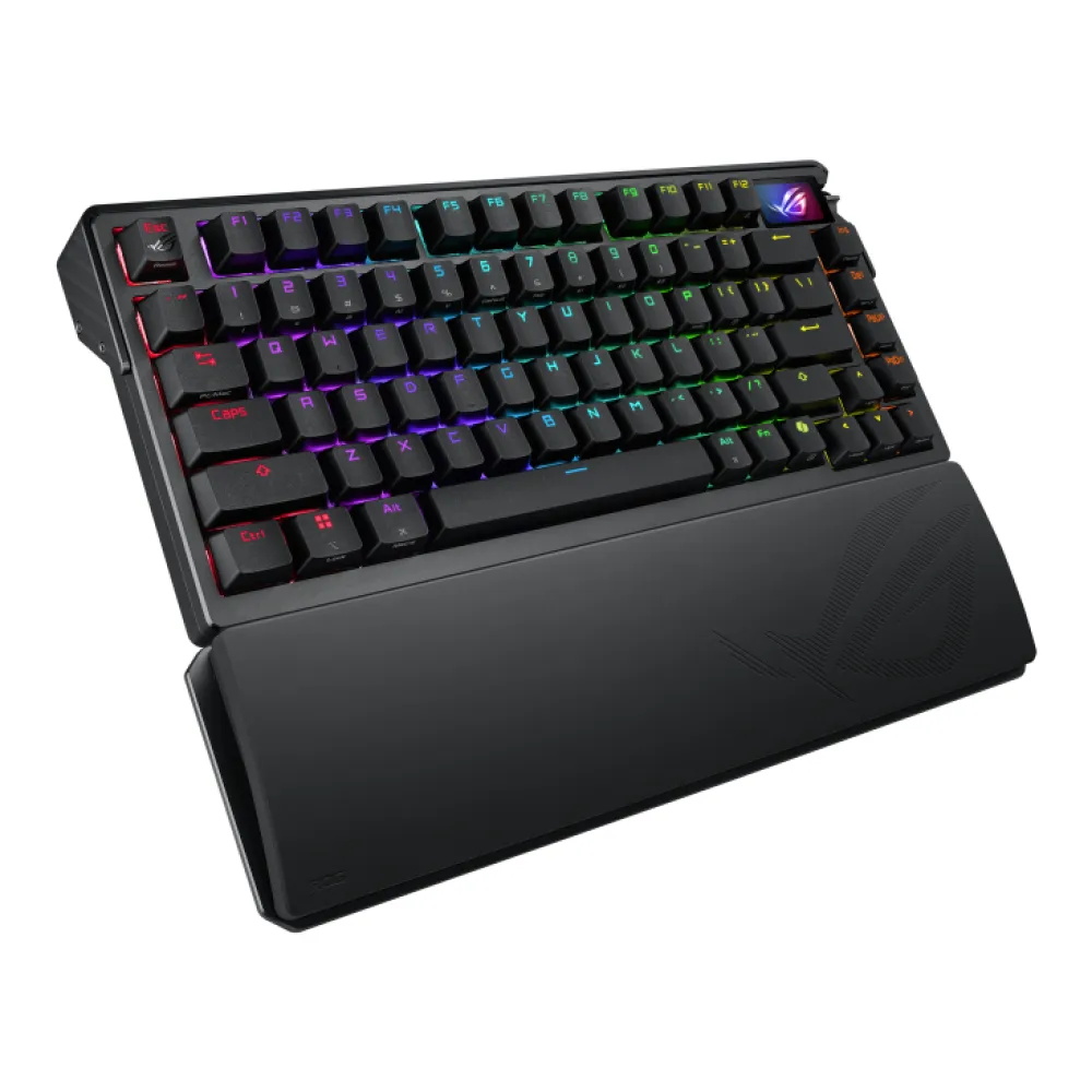 Asus ROG Azoth Extreme - Tastiera Meccanica Wireless Layout US, Switch ROG NX Storm, PBT Keycaps, Top di Gamma