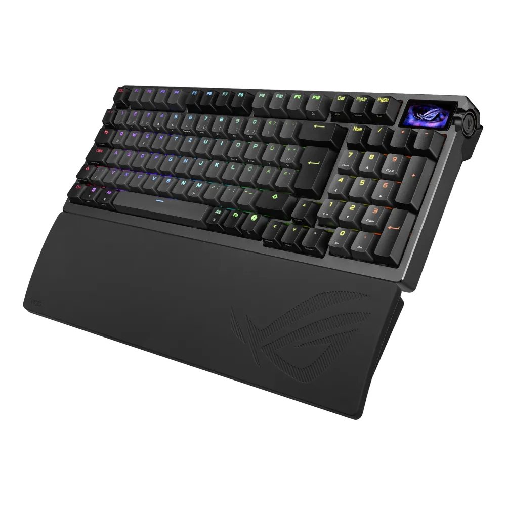 Asus ROG Azoth 96 HE - Tastiera Meccanica 96% Layout US, Switch Hall Effect HFX V2, Nero