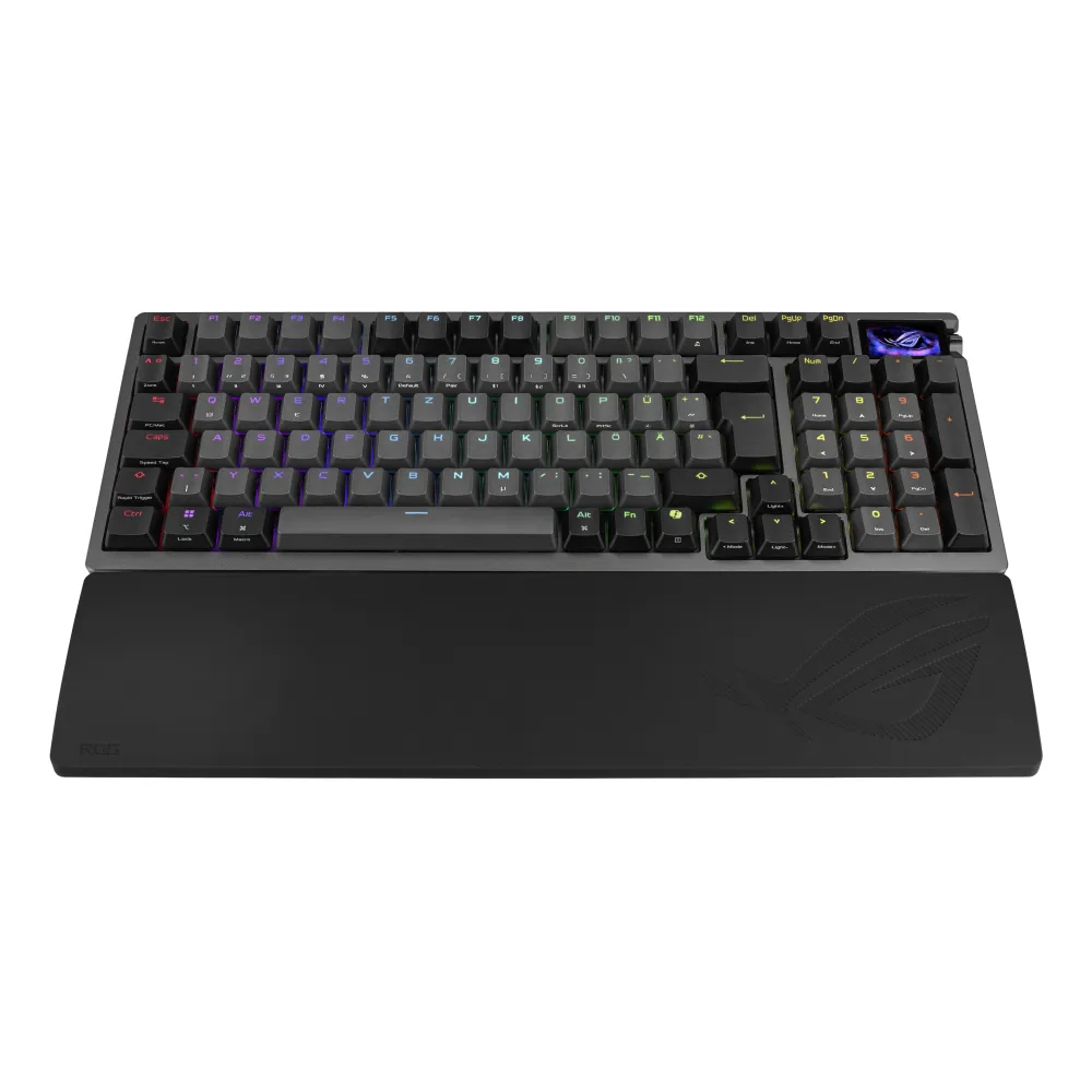 Asus ROG Azoth 96 HE - Tastiera Meccanica 96% Layout US, Switch Hall Effect HFX V2, Nero