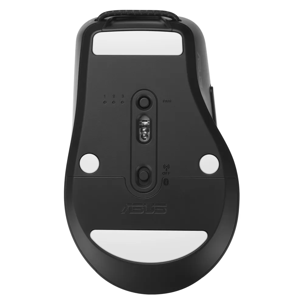 ASUS MD200 /BK mouse Ufficio Ambidestro RF senza fili + Bluetooth Ottico 4200 DPI