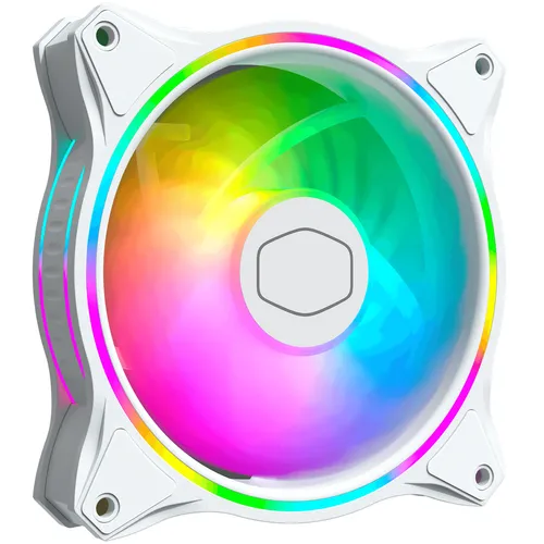 Cooler Master MasterFan MF120 Halo White Edition Case per computer Ventilatore 12 cm Bianco 1 pz