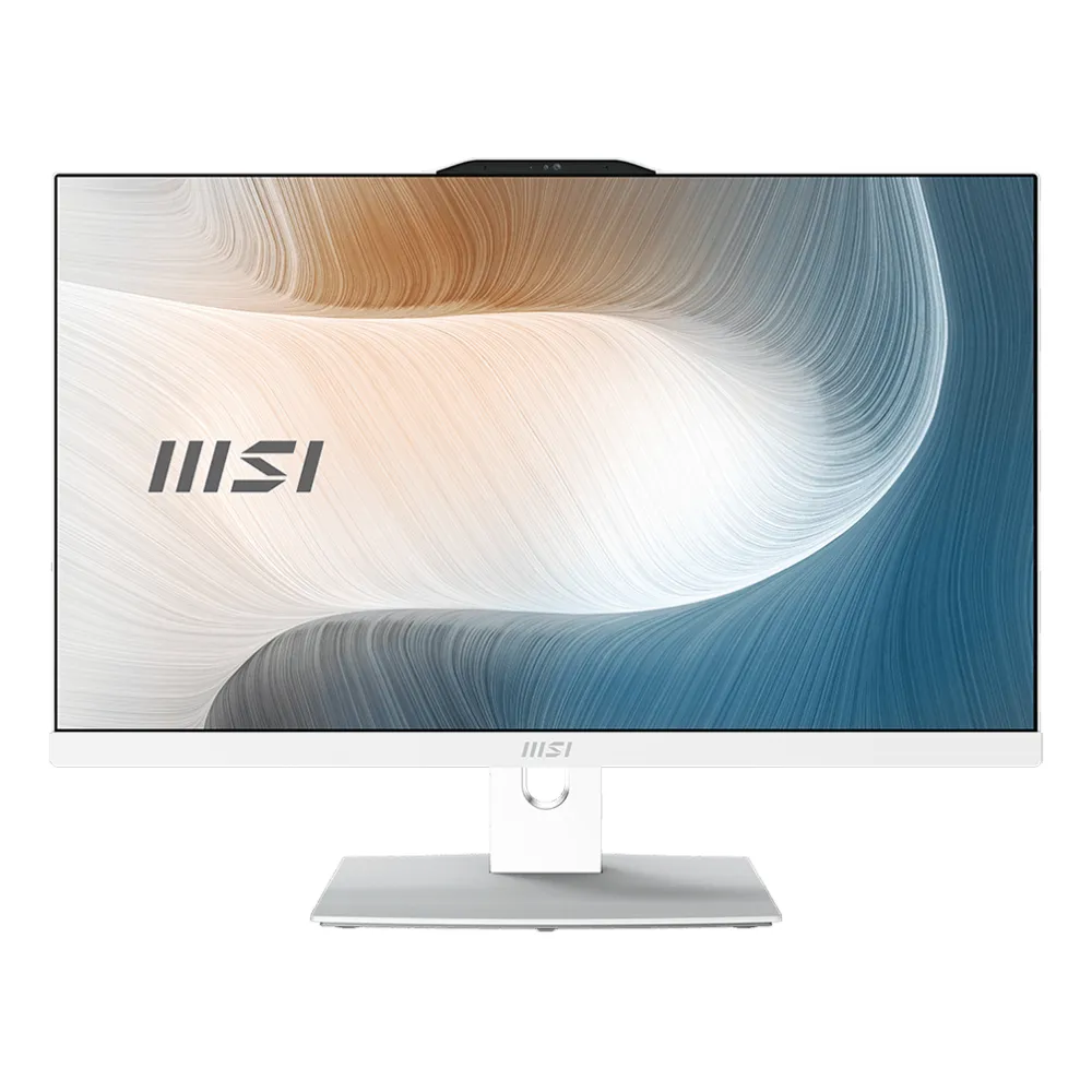 MSI Modern AM242TP 1M-1248IT Intel Core 7 150U 60,5 cm (23.8") 1920 x 1080 Pixel Touch screen PC All-in-one 16 GB DDR5-SDRAM 512 GB SSD Windows 11 Pro Wi-Fi 6E (802.11ax) Bianco