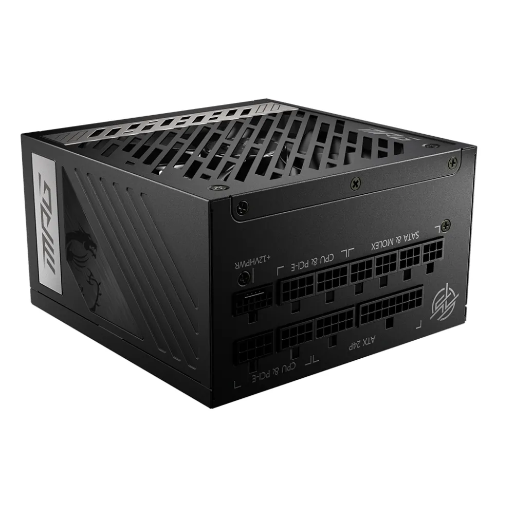 MSI MPG A1000G PCIE5 Alimentatore 1000W ATX 80 PLUS Gold Nero