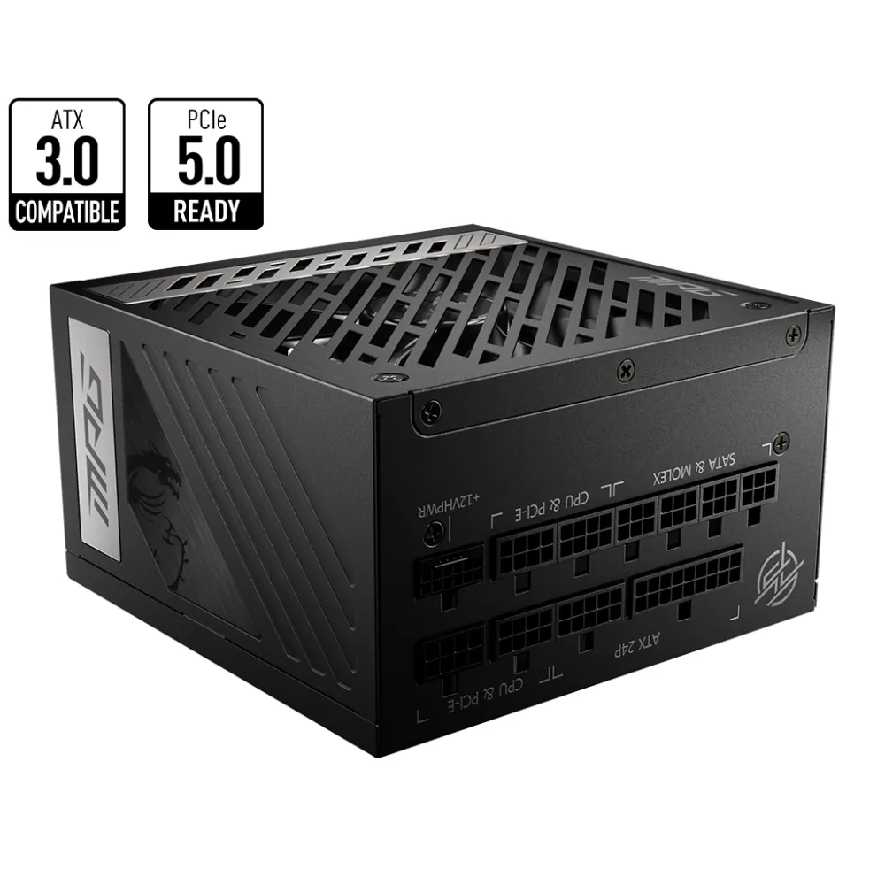 MSI MPG A850G PCIE5 Alimentatore 850W ATX 80 PLUS Gold Nero