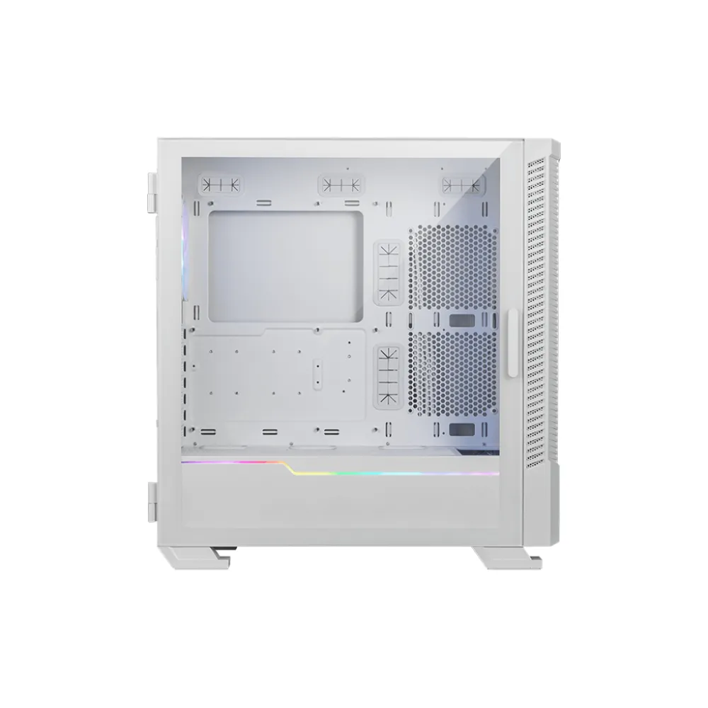 MSI MPG Velox 100R White - Case Mid-Tower, Ottimizzato per Airflow Laterale