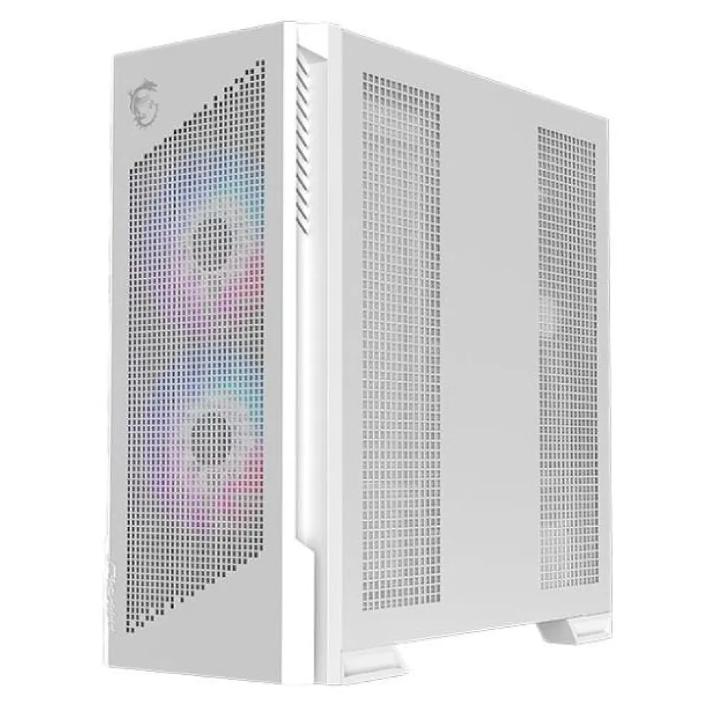 MSI MPG Velox 300R Airflow PZ White - Case Mid-Tower, Supporto Project Zero