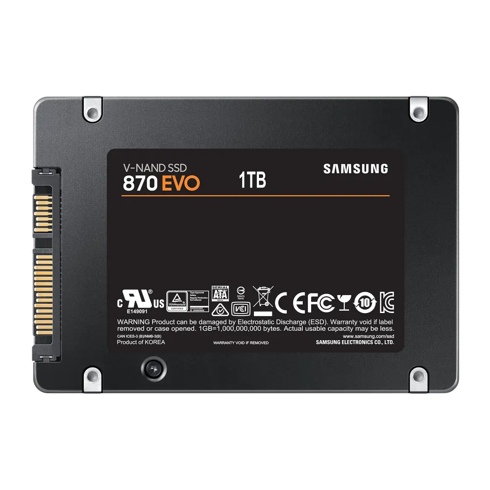 Samsung 870 Evo SSD 1TB SataIII 2.5" 560/530 MB/s