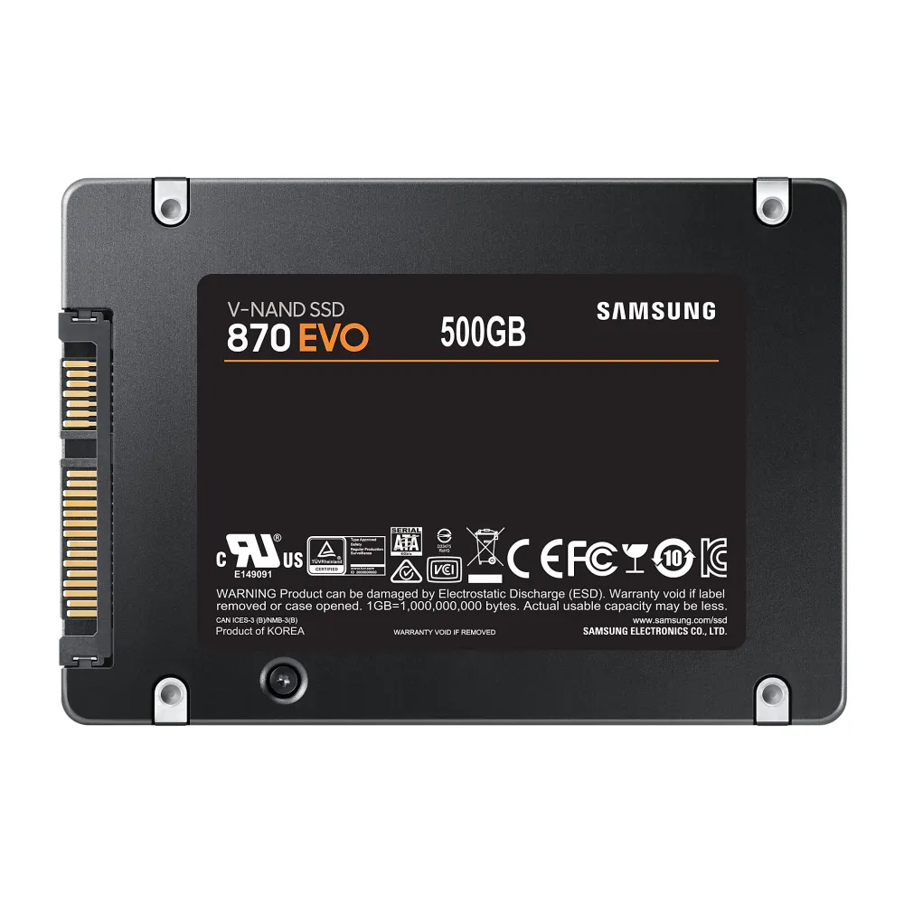 Samsung 870 Evo SSD 500GB SataIII 2.5" 560/530 MB/s