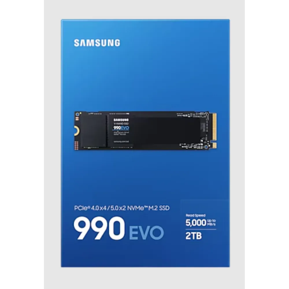 Samsung 990 EVO SSD 2TB M.2 NVME PCIe 5.0 5000/4200 MB/s