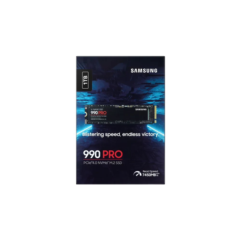 Samsung 990 Pro SSD 1TB M.2 NVMe PCIe 4.0 7450/6900 MB/s