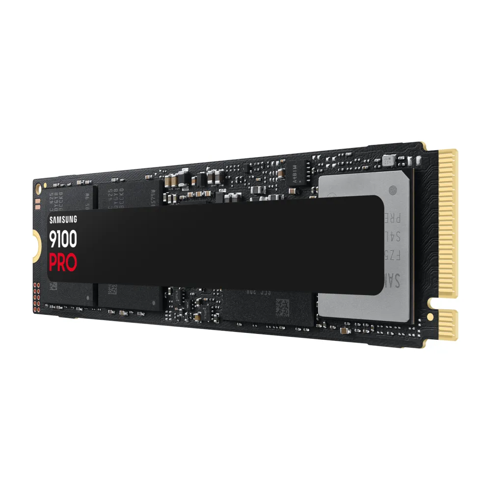 Samsung 9100 PRO SSD 2TB M.2 NVMe PCIe 5.0 con velocità di lettura: 14700 MB/s 2200000 IOPS e velocità di scrittura: 13400 MB/s 2600000 IOPS