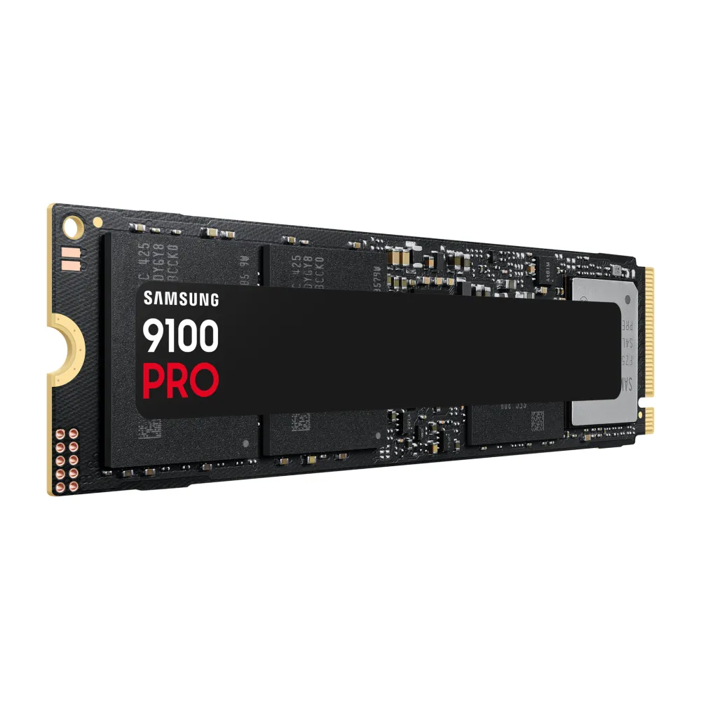 Samsung 9100 PRO SSD 2TB M.2 NVMe PCIe 5.0 con velocità di lettura: 14700 MB/s 2200000 IOPS e velocità di scrittura: 13400 MB/s 2600000 IOPS