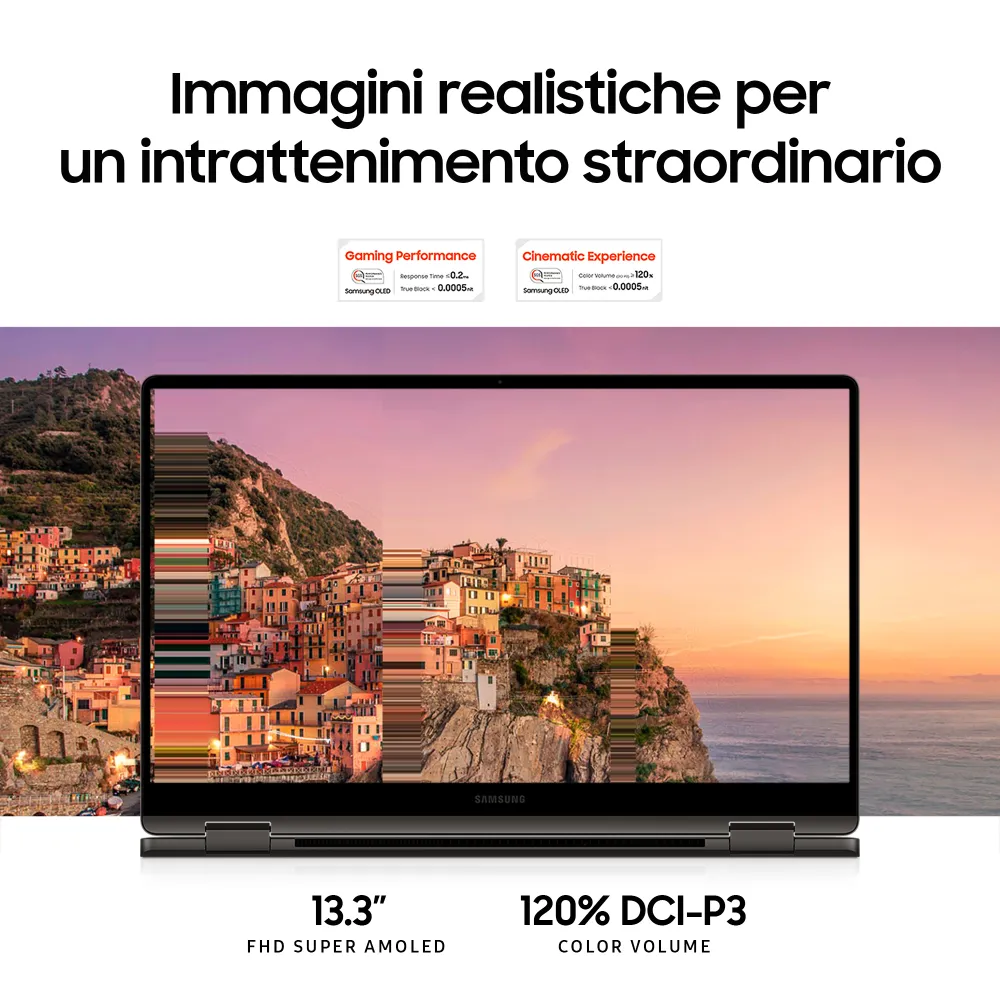 Samsung Galaxy Book3 360 13.3" Laptop i7 16GB 512GB Windows 11 Pro Graphite