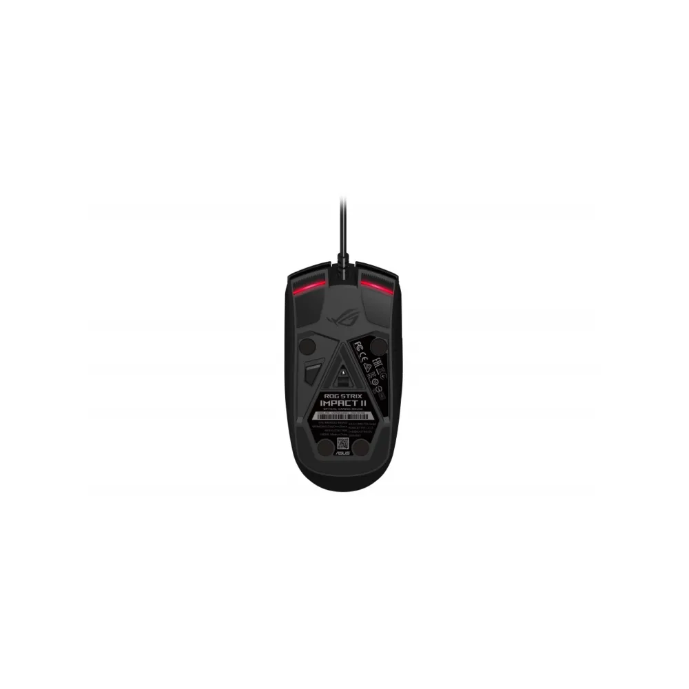 ASUS ROG Strix Impact II mouse Ufficio Ambidestro USB tipo A Ottico 6200 DPI