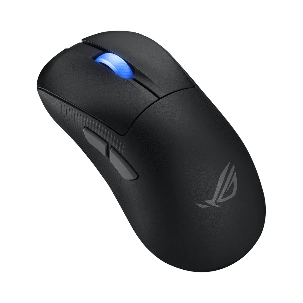 ASUS ROG Keris II Ace Wireless AimPoint Black mouse Gaming Mano destra RF Wireless + Bluetooth + USB Type-A Ottico 42000 DPI
