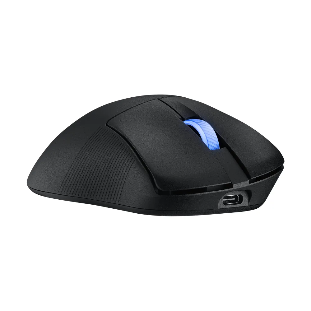 ASUS ROG Keris II Ace Wireless AimPoint Black mouse Gaming Mano destra RF Wireless + Bluetooth + USB Type-A Ottico 42000 DPI
