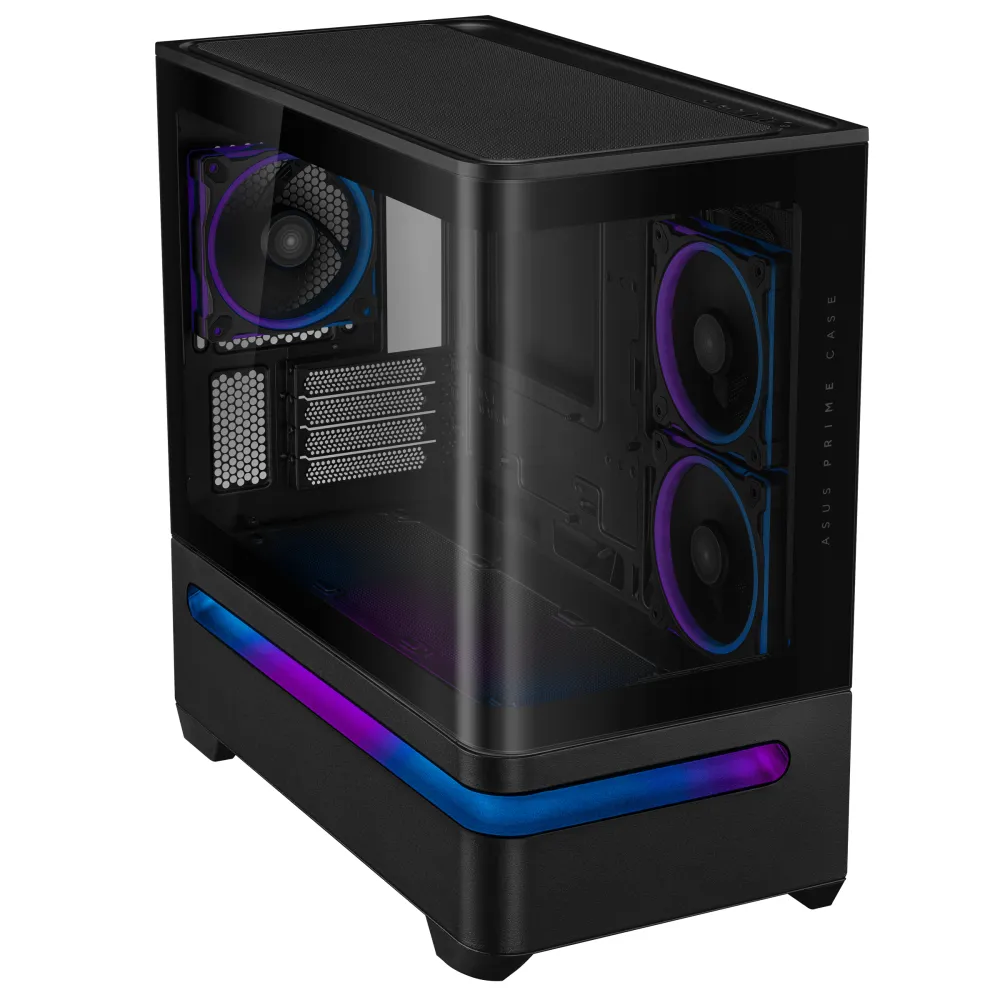 Asus Prime AP202 TG ARGB Black Case Micro-ATX Vetro Temperato