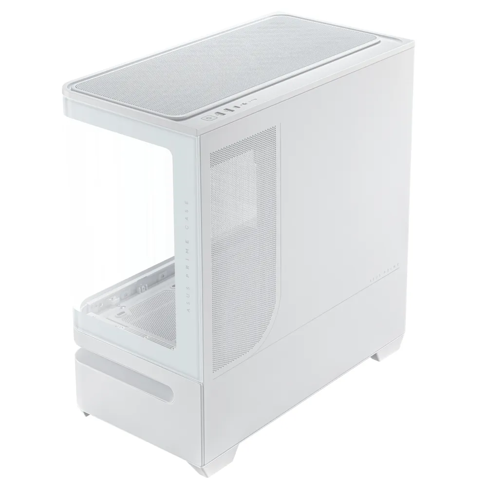 Asus Prime AP202 TG ARGB White Case Micro-ATX Vetro Temperato