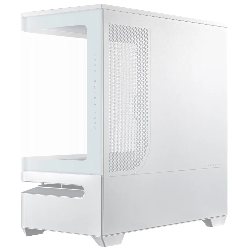 Asus Prime AP202 TG ARGB White Case Micro-ATX Vetro Temperato