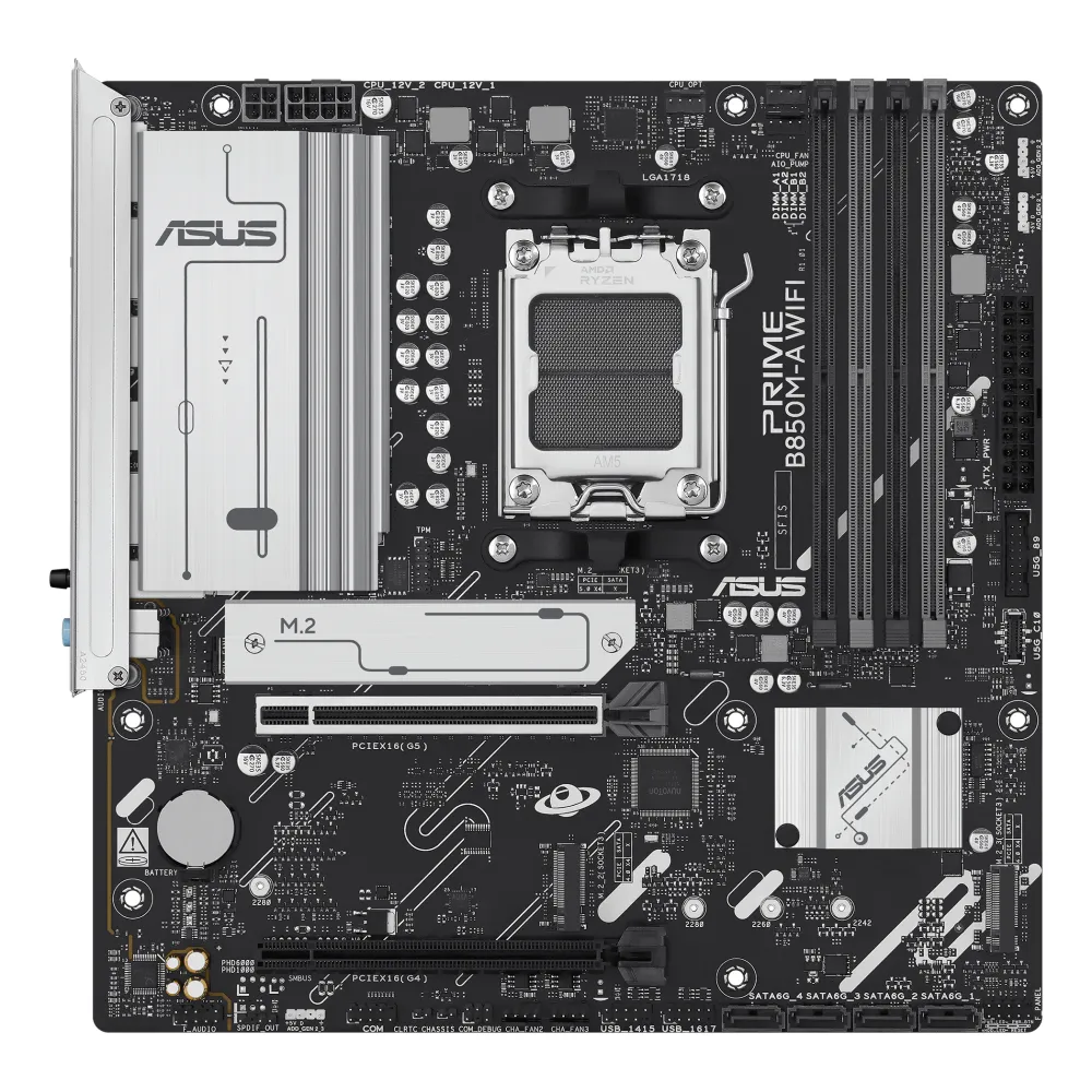 Asus Prime B850M-A WiFi Motherboard Micro-ATX AMD AM5