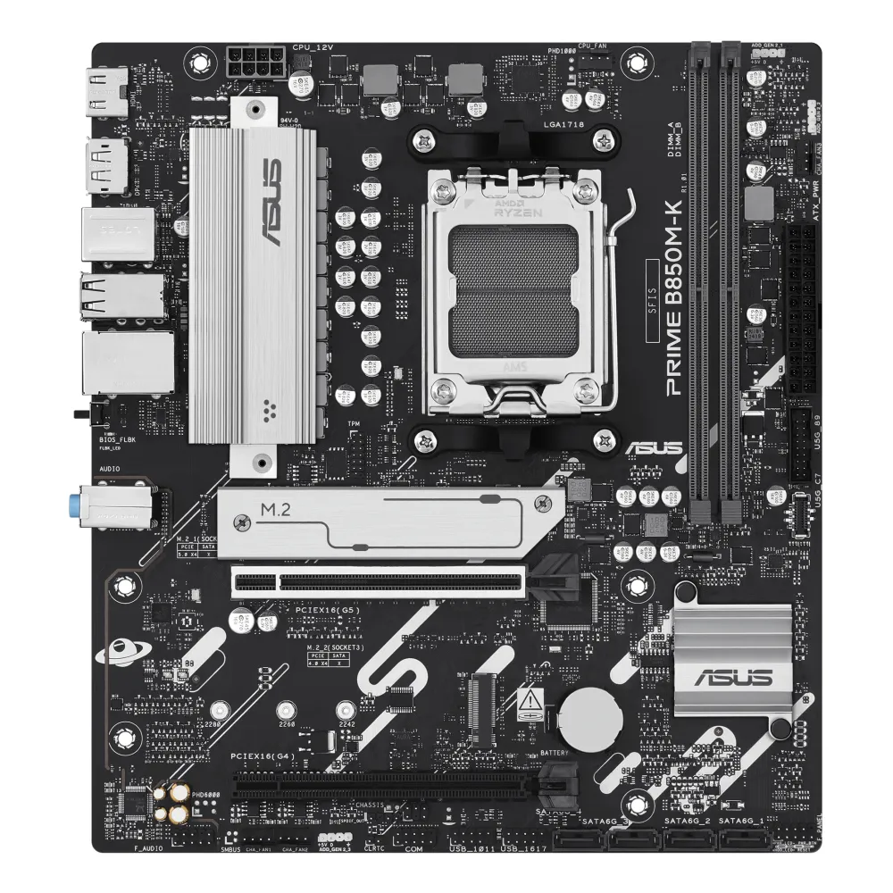Asus Prime B850M-K Motherboard Micro-ATX AMD AM5
