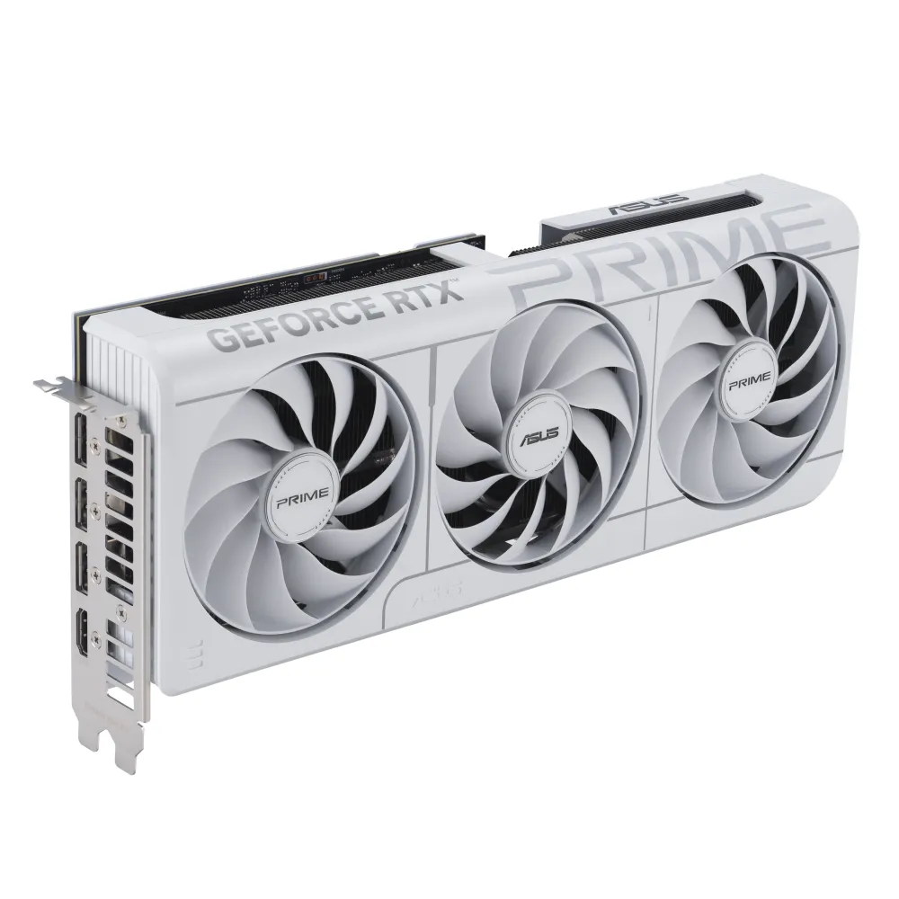ASUS Prime -RTX5070-O12G-WHITE NVIDIA GeForce RTX 5070 12 GB GDDR7, 7680 x 4320 Pixel 192 bit 28 Gbit/s PCI Express 5.0, Quantità porte HDMI: 1, DisplayPorts: 3
