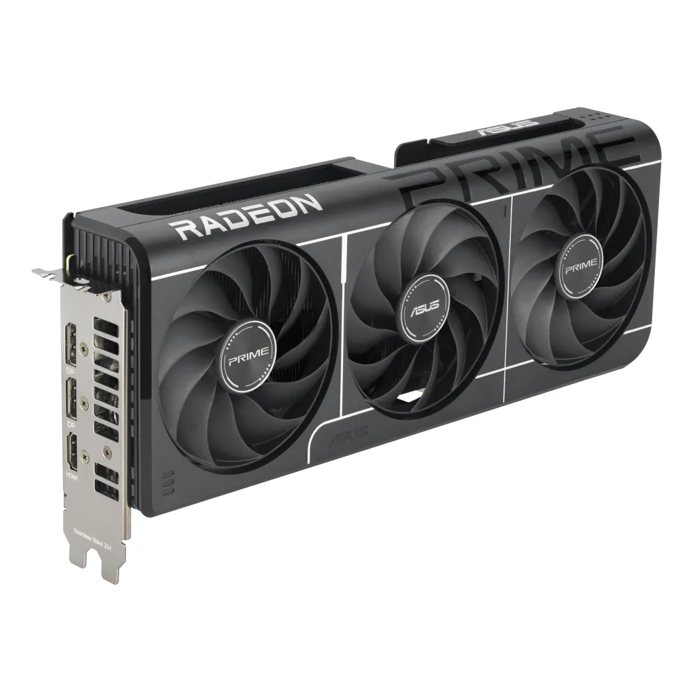 ASUS Prime -RX9060XT-O8G AMD Radeon RX 9060 XT 8 GB GDDR6, 7680 x 4320 Pixel 128 bit 20 Gbit/s PCI Express 5.0, Quantità porte HDMI: 1, DisplayPorts: 2