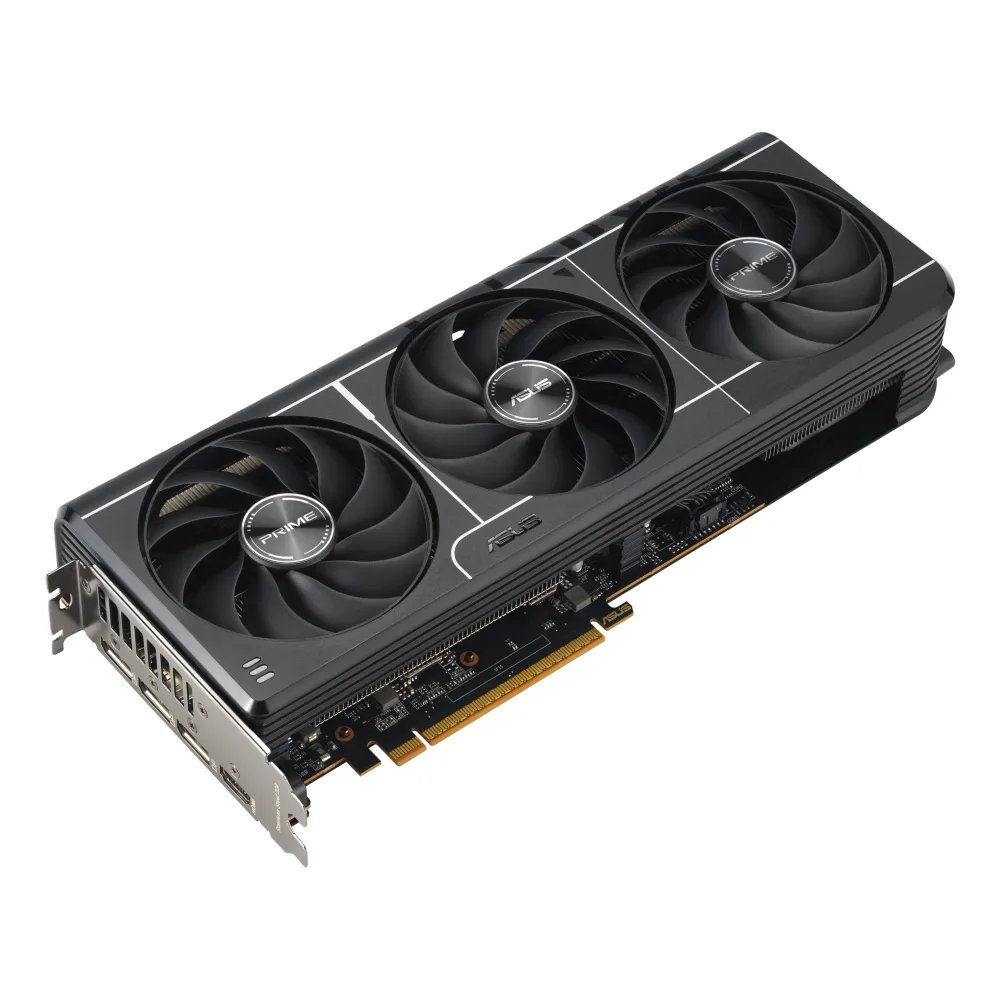Scheda Grafica Asus Prime, AMD Radeon RX 9070 16 GB GDDR6, 7680 x 4320 Pixel 256 bit 20 Gbit/s PCI Express 5.0, Quantità porte HDMI: 1, DisplayPorts: 3