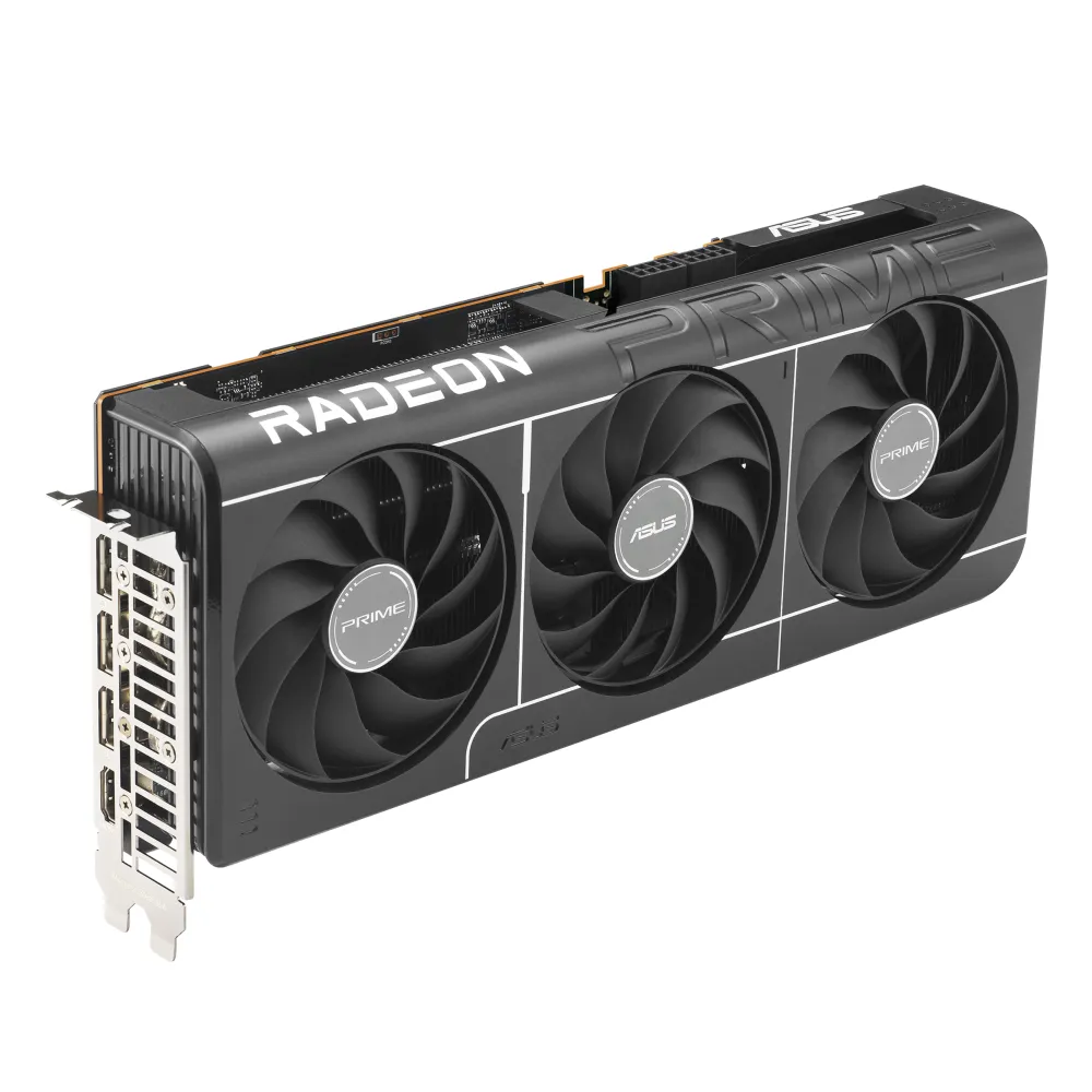 ASUS Prime-RX9070-O16G AMD Radeon RX 9070 16 GB GDDR6, 7680 x 4320 Pixel 256 bit 20 Gbit/s PCI Express 5.0, Quantità porte HDMI: 1 Quantità DisplayPorts: 3