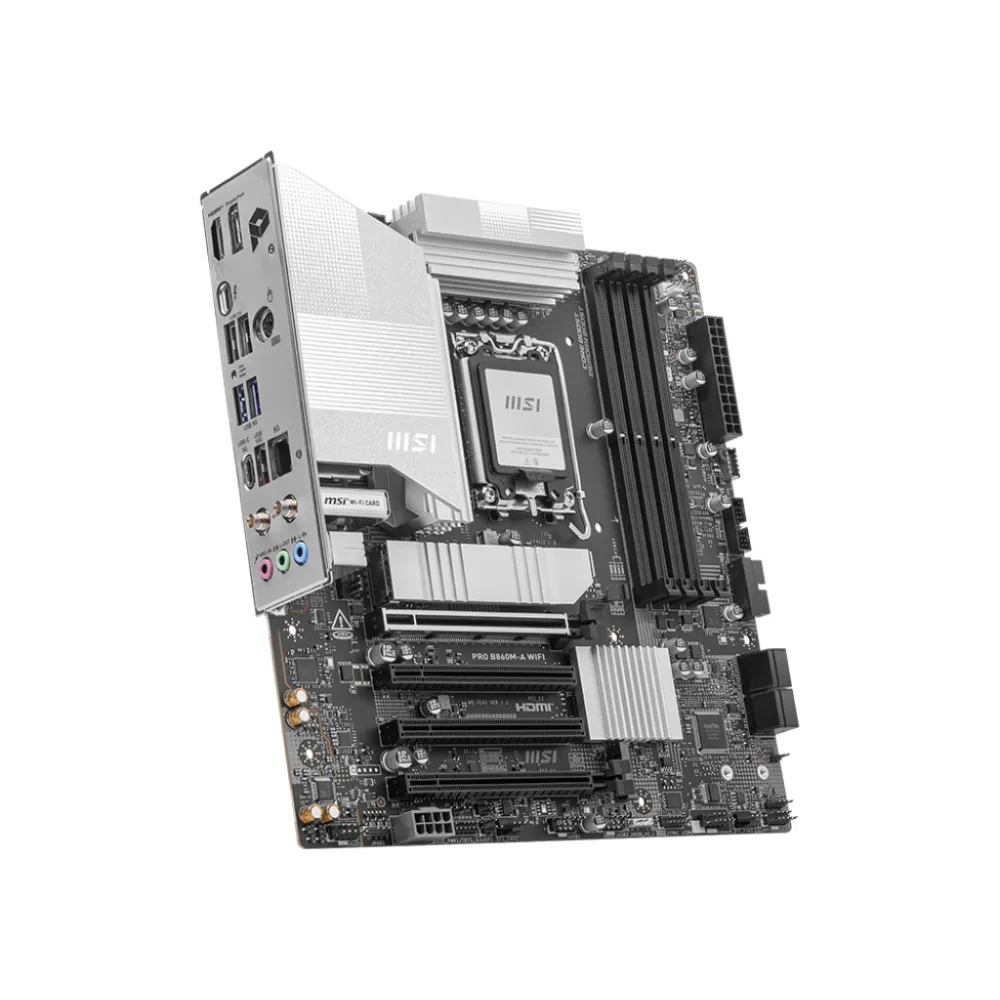 MSI PRO B860M-A Wi-Fi Intel B860 4*DDR5 3*M.2 4*SataIII sk1851 HDMI/DisplayPort mATX