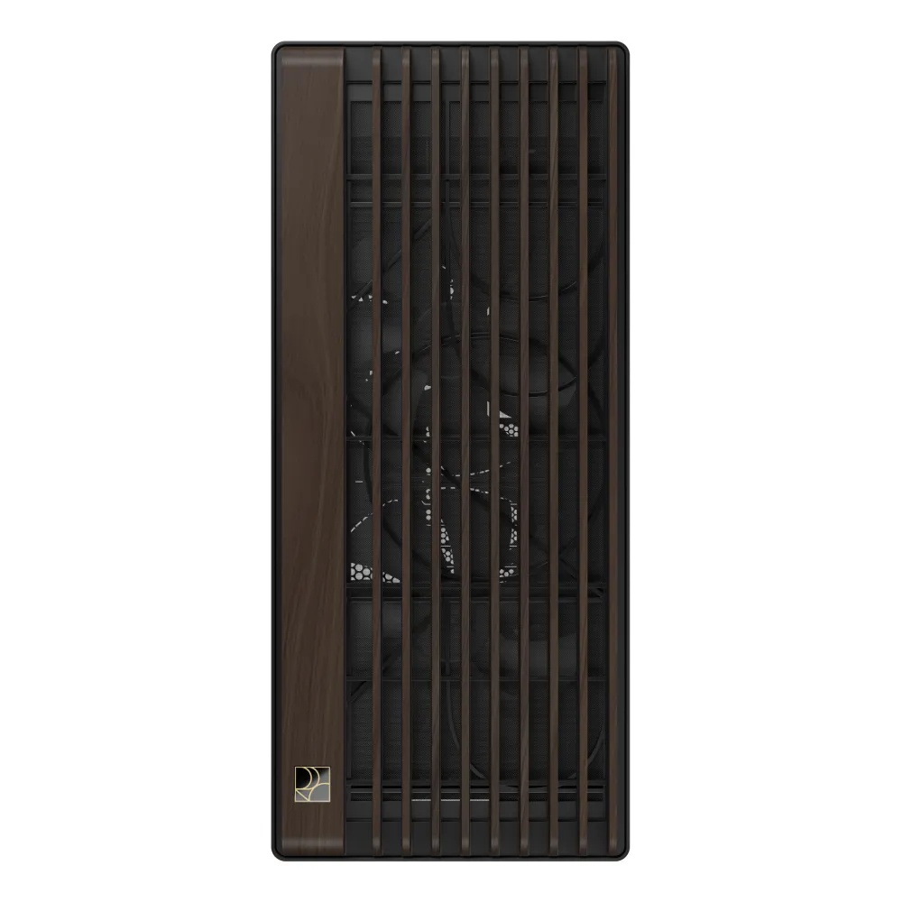 Asus ProArt PA602 Wood Modern Black Mid-Tower Legno Noce Vetro Temperato