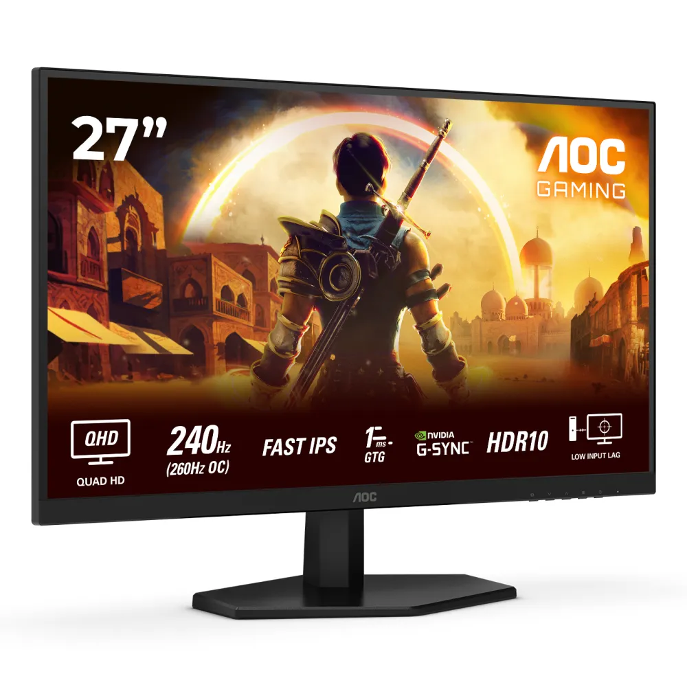 AOC Gaming Q27G42ZE 27" QHD 240Hz Fast IPS 1ms HDMI DP