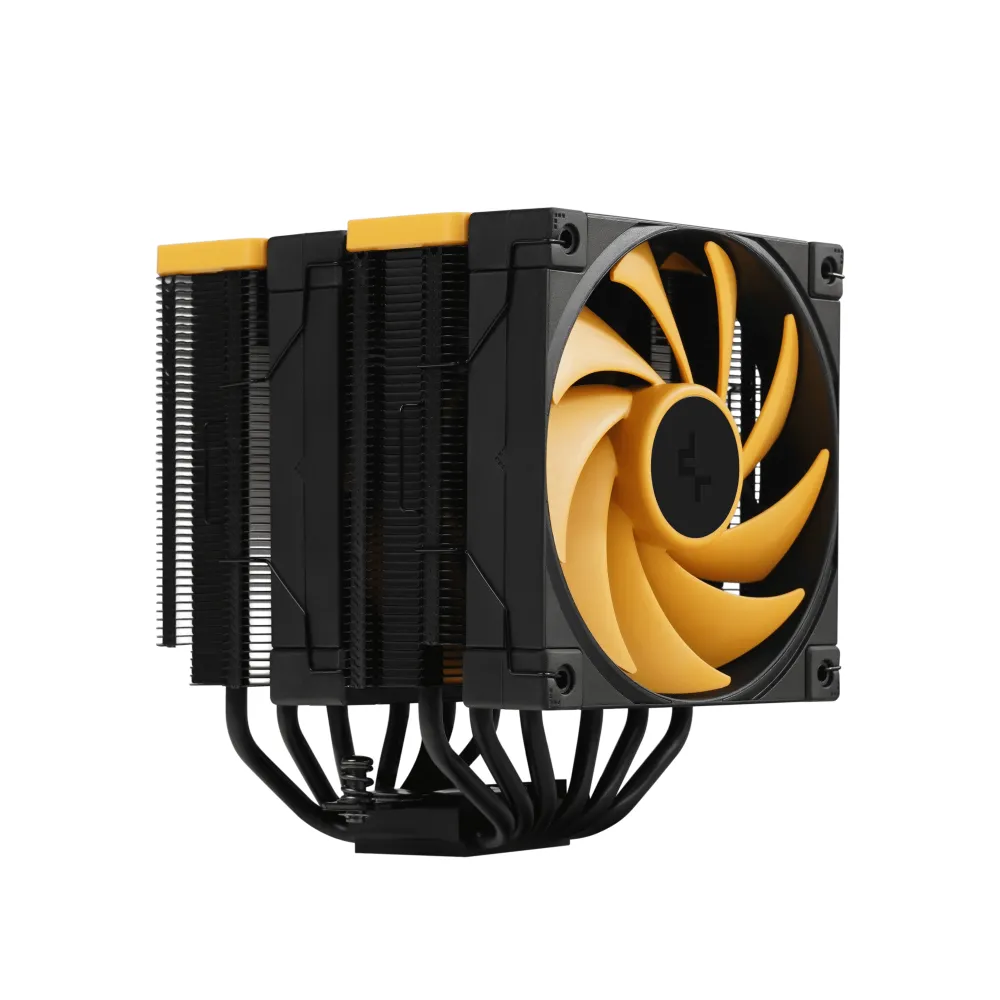 DeepCool AK620 Zero Dark Zoria Dissipatore 12 cm Nero, Giallo