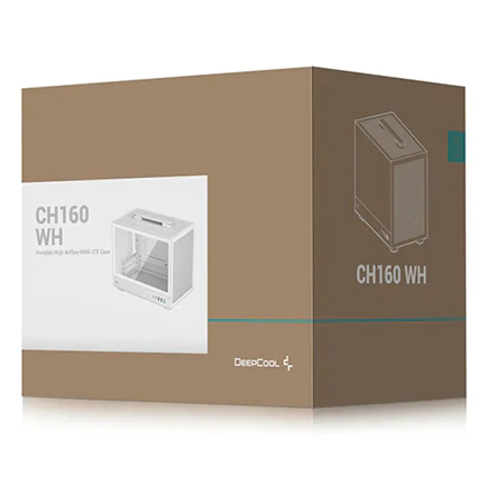 DeepCool CH160 WH Small Form Factor (SFF) Bianco
