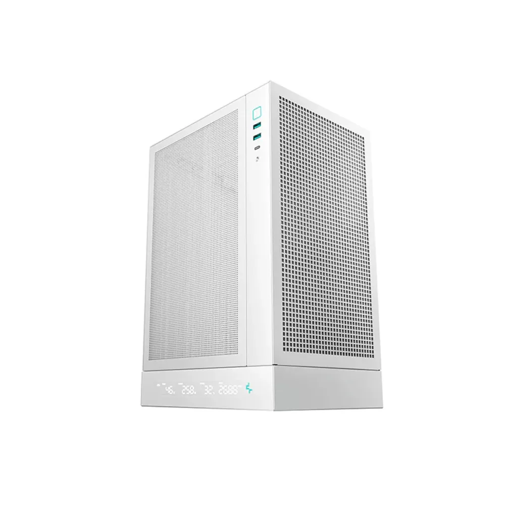 DeepCool R-CH170-WHNPI0D-G-1 computer case Tower Bianco