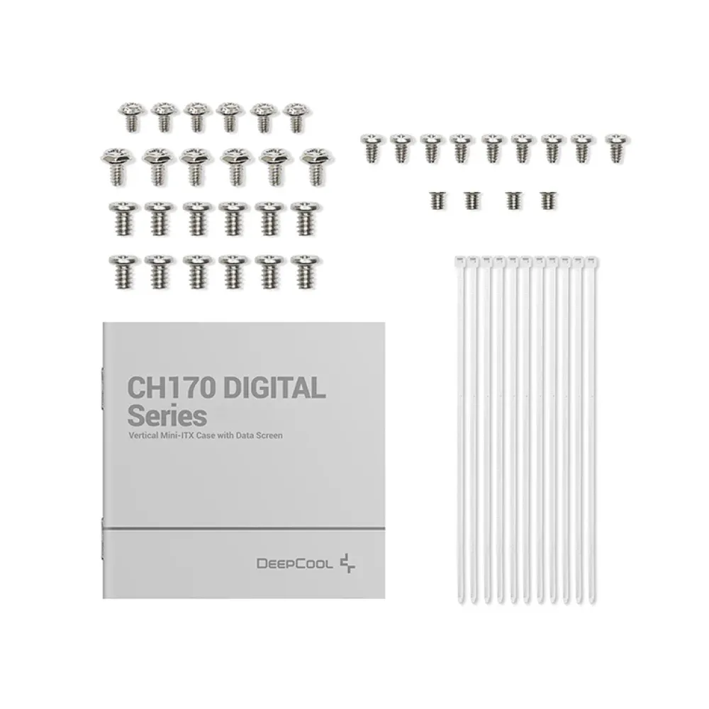 DeepCool R-CH170-WHNPI0D-G-1 computer case Tower Bianco
