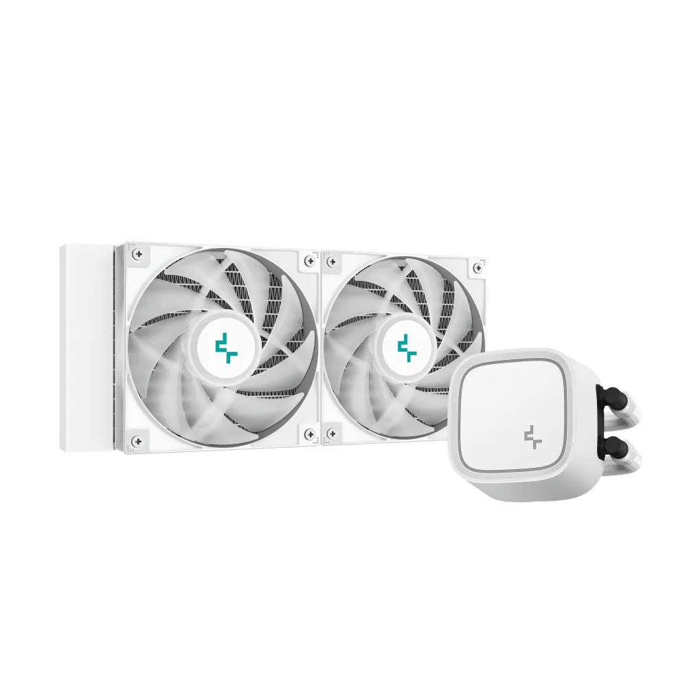 DeepCool LE520 WH Dissipatore a Liquido 12 cm Bianco 1 pz