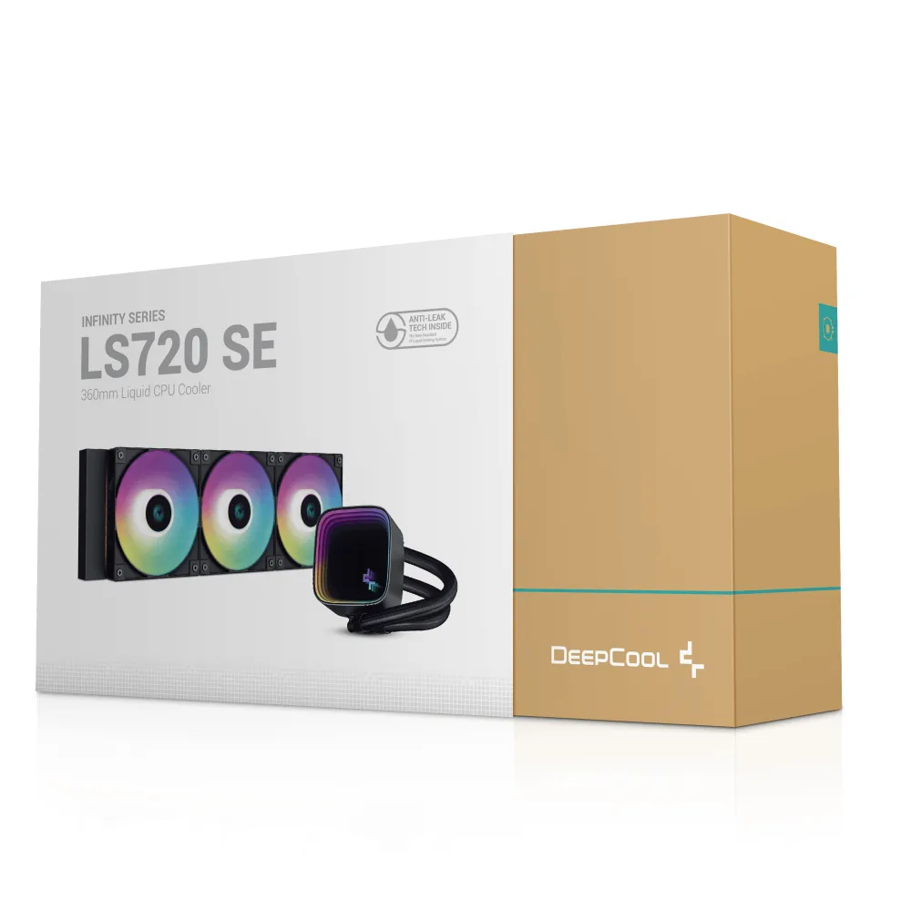 DeepCool LS720 SE Dissipatore a Liquido 12 cm Nero 1 pz