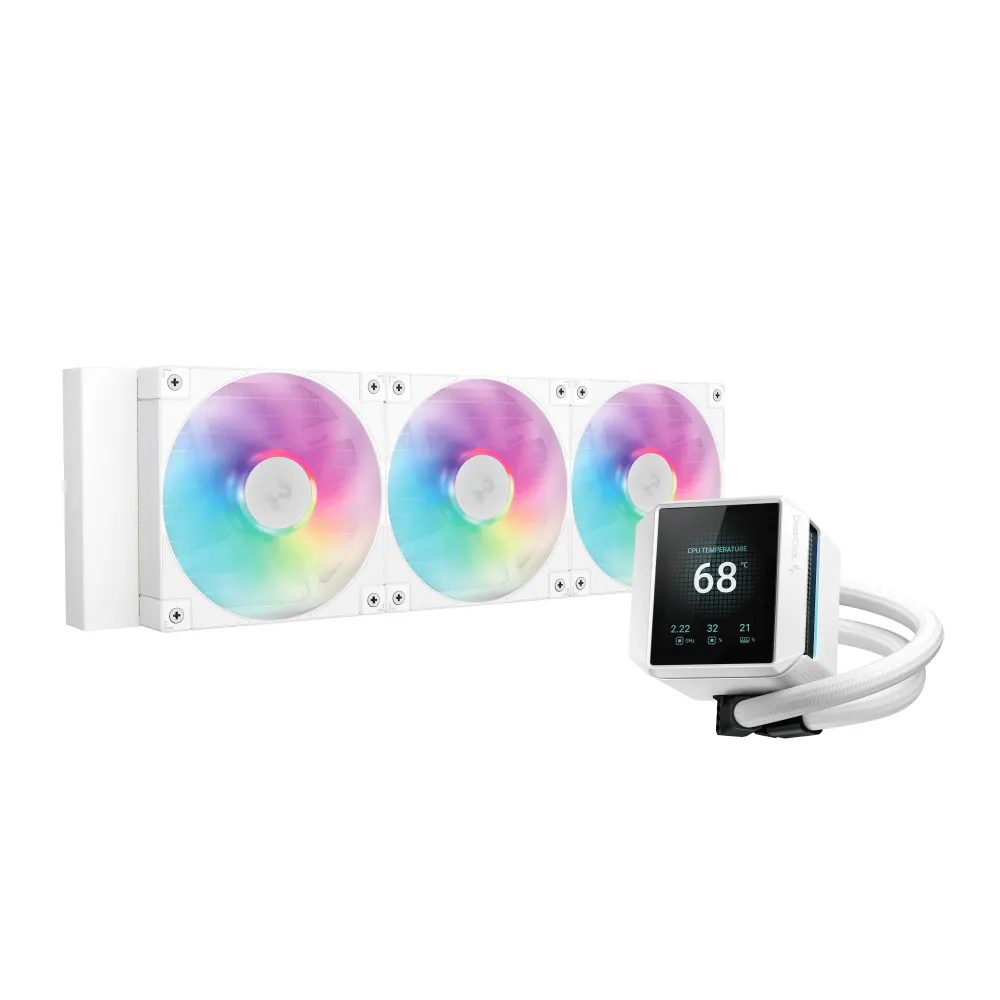 DeepCool Mystique 360 WH ARGB Dissipatore a Liquido 12 cm Bianco 1 pz