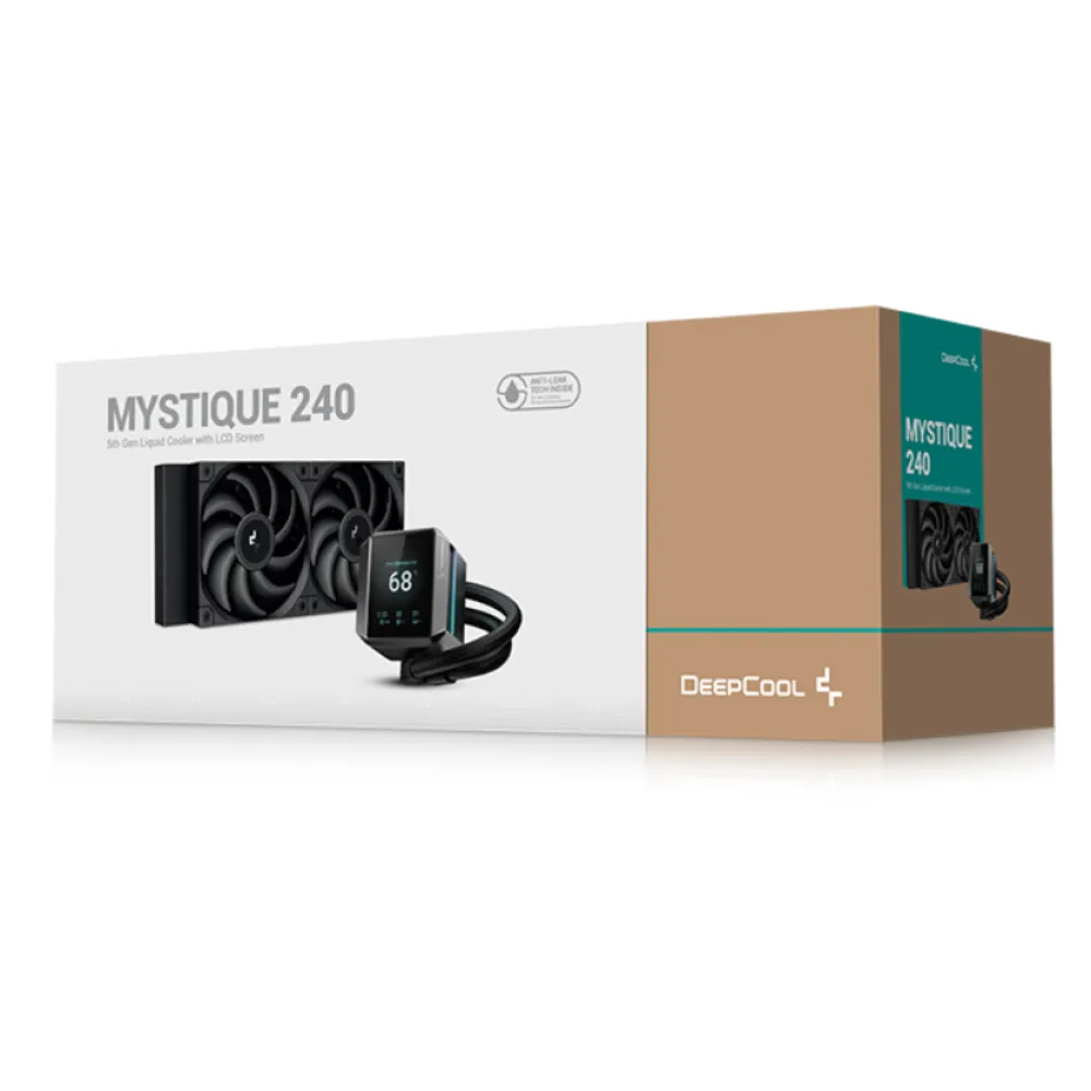 DeepCool MYSTIQUE 240 Dissipatore a Liquido 12 cm Nero 1 pz