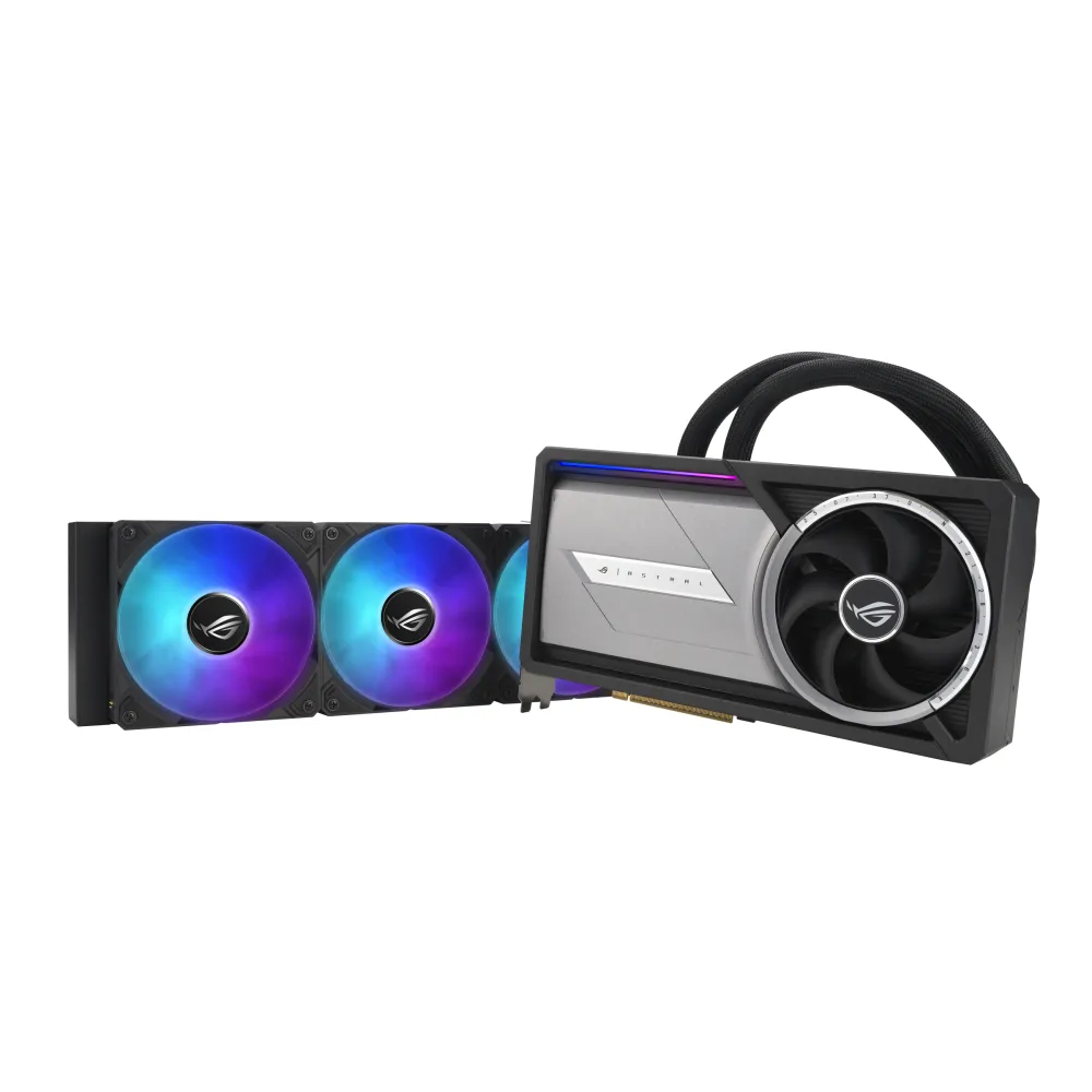 ASUS ROG Astral-LC-RTX5090-O32G-GAMING NVIDIA GeForce RTX 5090 32 GB GDDR7, 7680 x 4320 Pixel 512 bit 28 Gbit/s PCI Express 5.0, Quantità porte HDMI: 2, DisplayPorts: 3