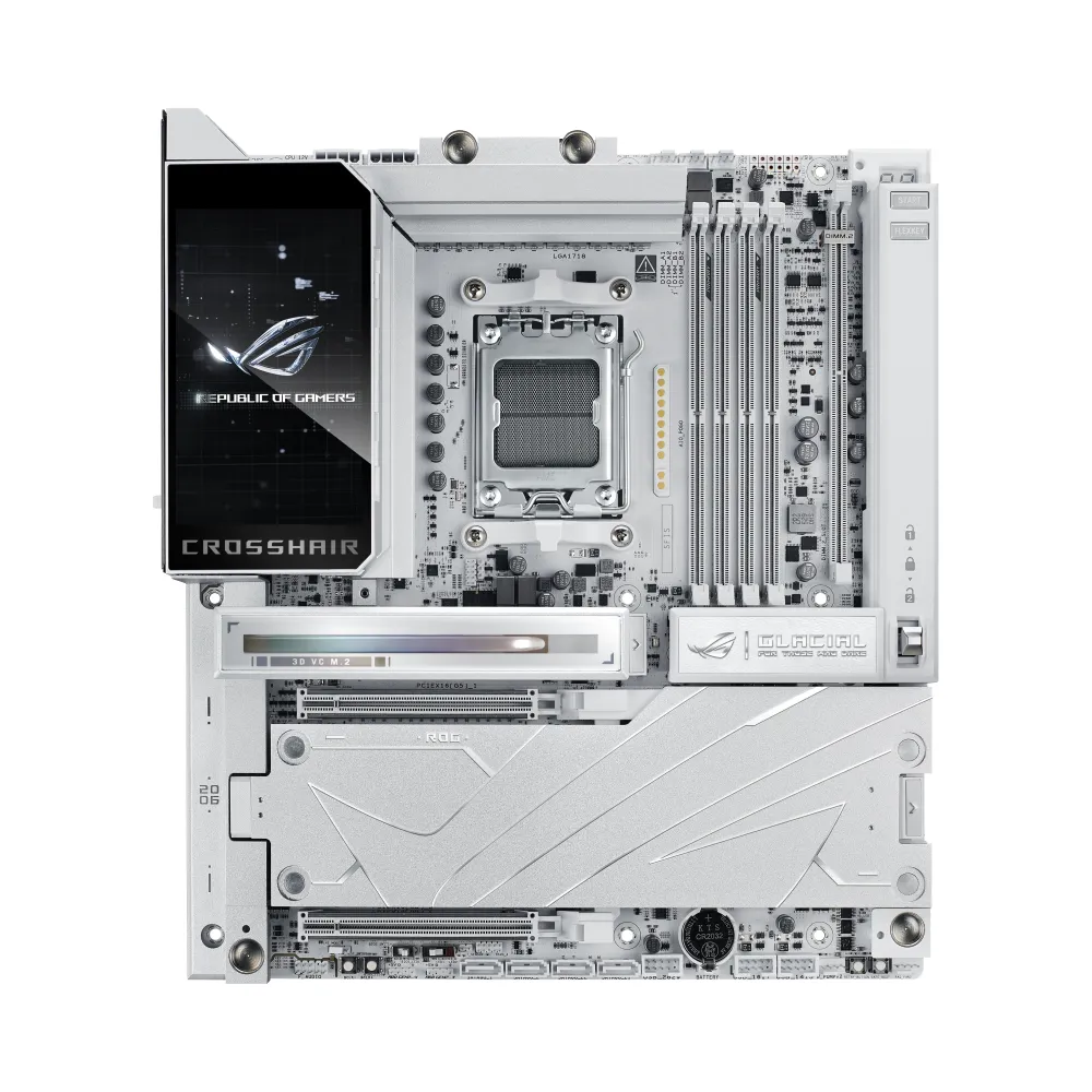 Asus ROG Crosshair X870E Glacial Motherboard ATX AMD AM5
