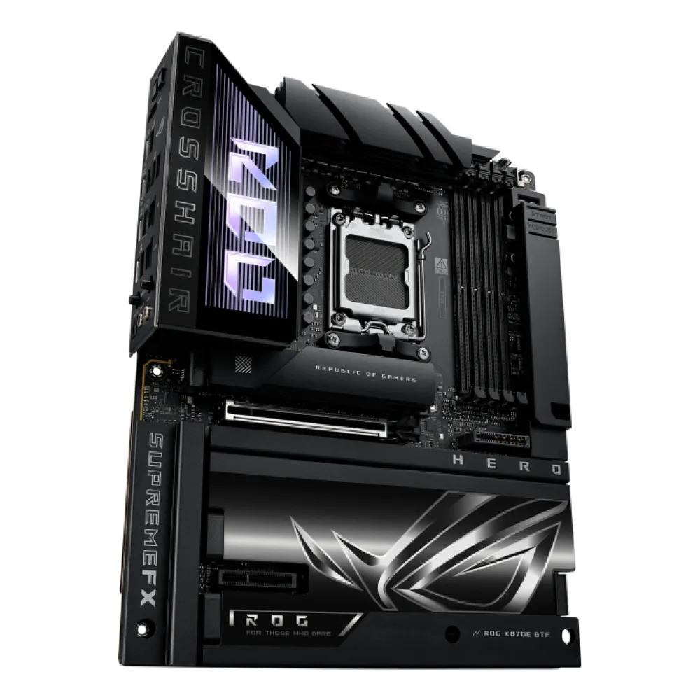 Asus ROG Crosshair X870E Hero BTF Motherboard ATX AMD AM5 Connettori Nascosti