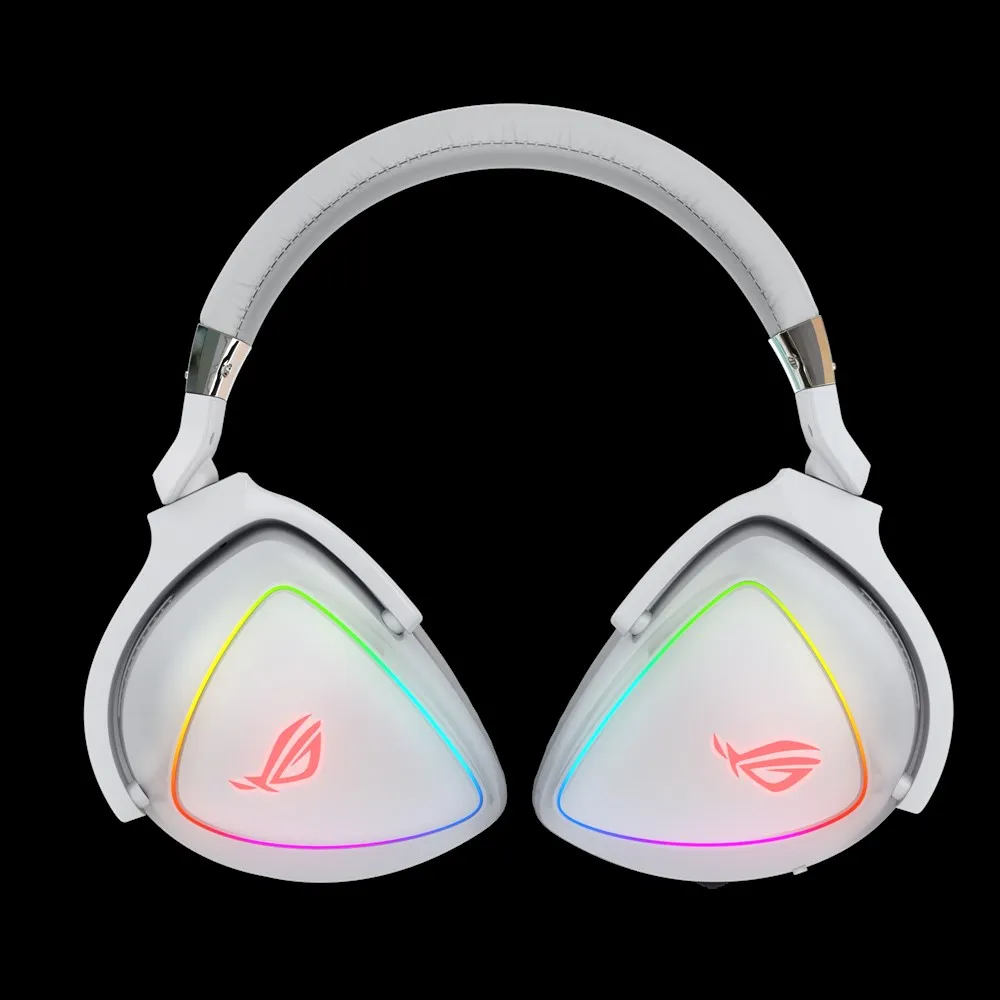 ASUS ROG Delta White Edition Auricolare Cablato A Padiglione Gaming USB tipo-C Bianco