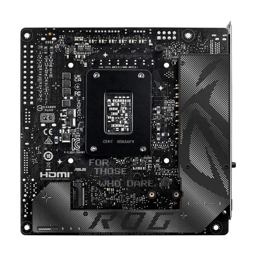 ASUS ROG STRIX B860-I GAMING WIFI Intel B860 LGA 1851 (Socket V1) mini ITX