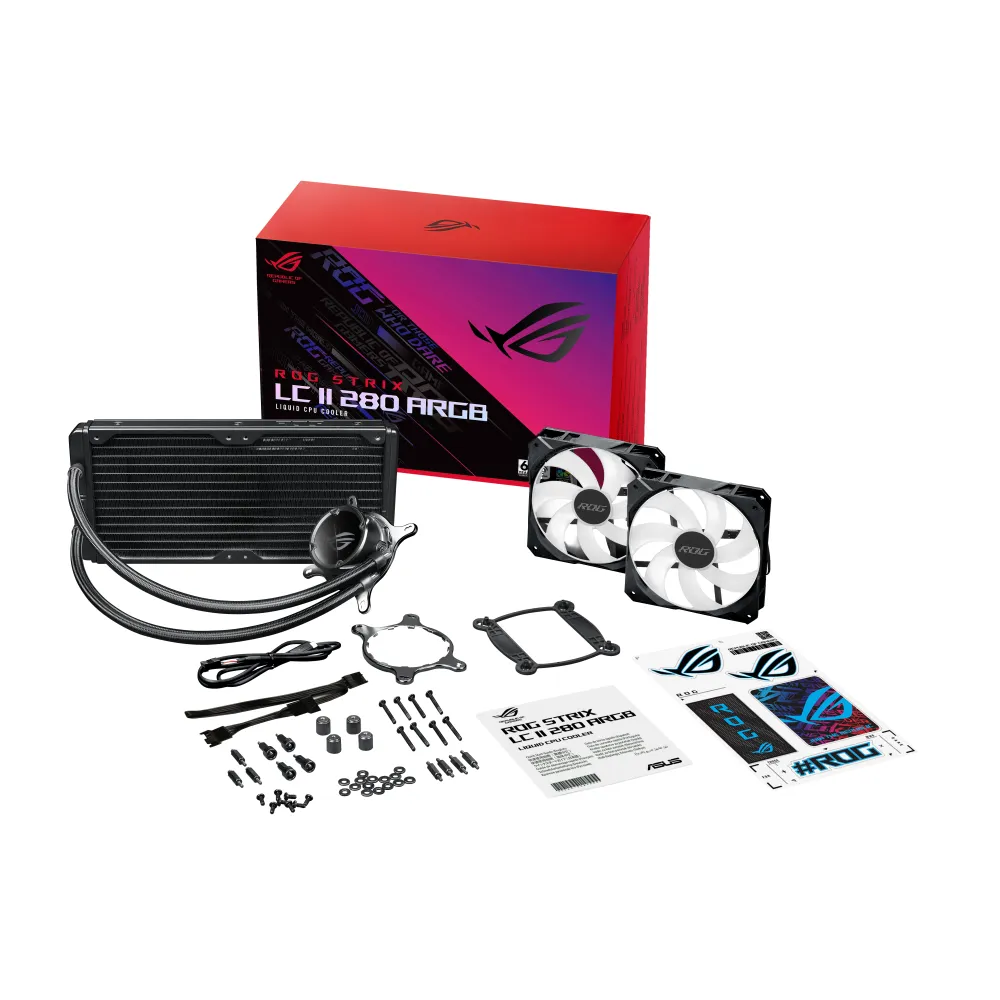 ASUS ROG STRIX LC II 280 ARGB Dissipatore a Liquido Nero