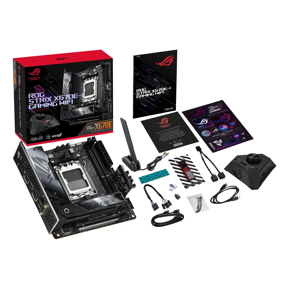 ASUS ROG STRIX X670E-I GAMING WIFI AMD X670 Socket AM5 mini ITX